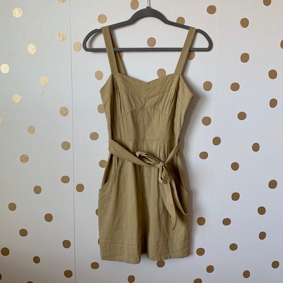Theory Dresses & Skirts - Theory Khaki Dress With Tie